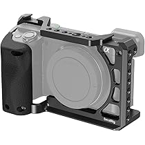 SONY α6400　16-50mmレンズ　 smallrigケージ used SMALLRIG Cage with Silicone Handgrip & Cold Shoe for Sony a6100